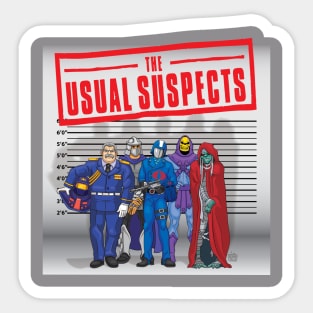 The Ususal Suspects. Sticker